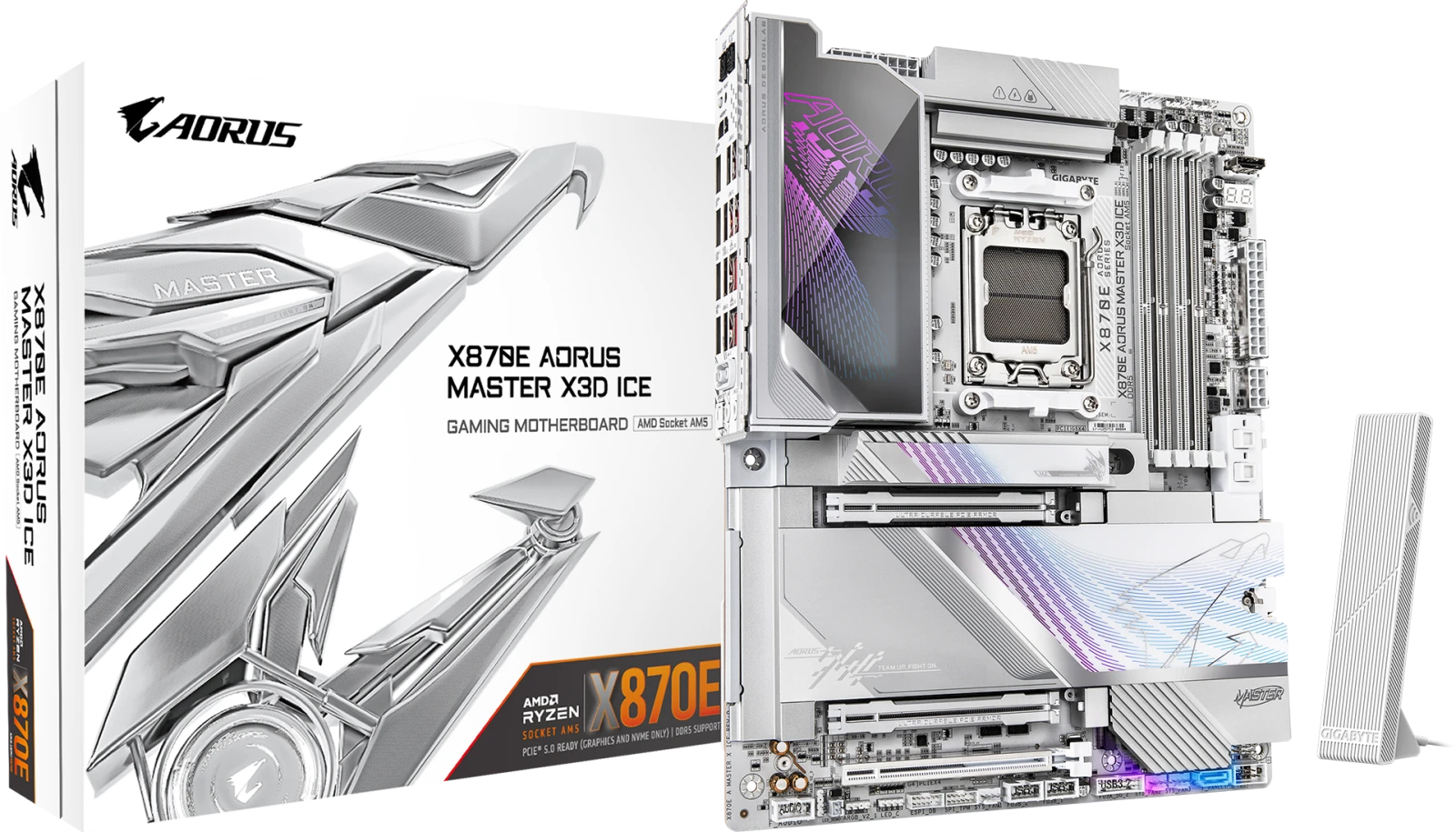 Gigabyte X870E AORUS MASTER X3D ICE